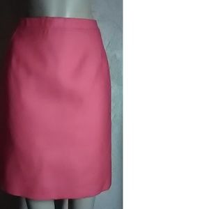 Roberto Orange Wool Pencil Skirt Size 48(12